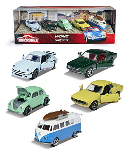 PAQUETE DE 5 COCHES DIE-CAST COLECTOR EDICIÓN VINTAGE, Surtido