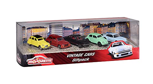 PAQUETE DE 5 COCHES DIE-CAST COLECTOR EDICIÓN VINTAGE, Surtido