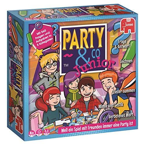 Party & Co. Junior Niños y adultos Juego de mesa de carreras - Juego de tablero (Juego de mesa de carreras, Niños y adultos, 45 min, Niño/niña, 8 año(s), 13 año(s)). Versión alemana