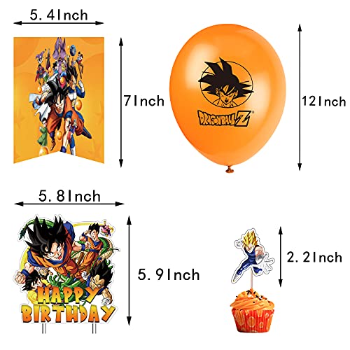 Party Globo,Dragon Ball Decoración de la Fiesta de cumpleaños globo Globo de látex, Dragon Ball Fiesta de cumpleaños Suministros Decoración para decoración de fiesta de cumpleaños para niños