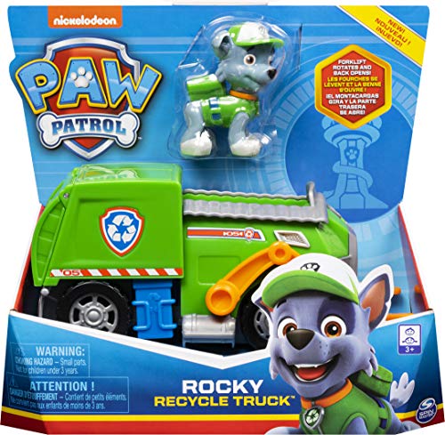 Paw Patrol 6052310 Paw Paw VHC BscVeh LowPriceRocky UPCX GML, 605861 Multicolor