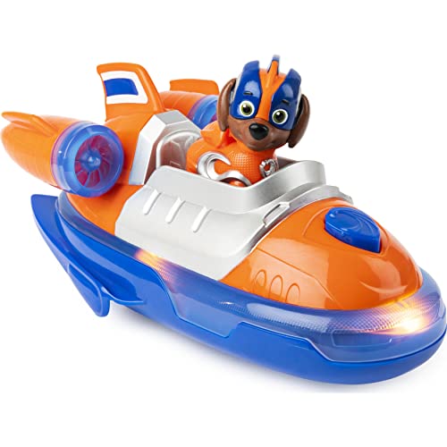 Paw Patrol 6054651 - Juguete Infantil, vehículo y Figura de Zuma Mighty Pup de la Patrulla Canina