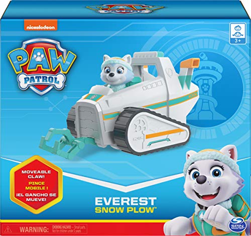 PAW Patrol Everest 's Snow Arado Vehículo con Figura Coleccionable, para niños de 3 años en adelante