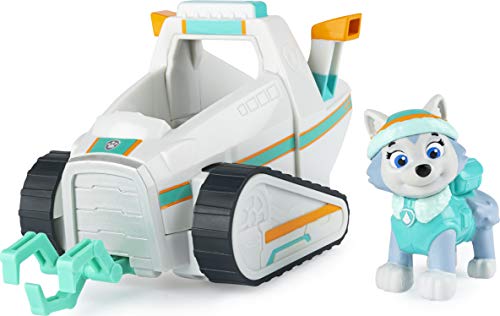 PAW Patrol Everest 's Snow Arado Vehículo con Figura Coleccionable, para niños de 3 años en adelante