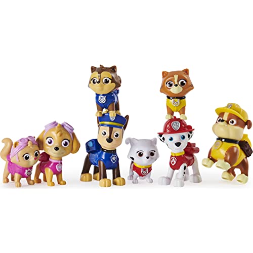 PAW Patrol - Kitty Catastrophe - Juego de regalo con 8 figuras coleccionables, para niños a partir de 3 años