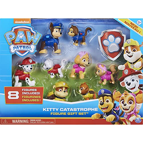 PAW Patrol - Kitty Catastrophe - Juego de regalo con 8 figuras coleccionables, para niños a partir de 3 años