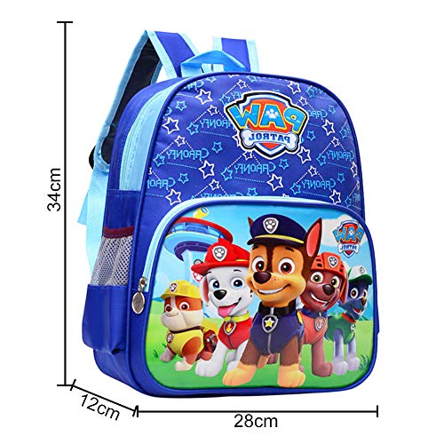 Paw Patrol Mochilas Patrulla Canina, Mochila Escolar Mighty Pups, Material Escolar para Niños, Mochila Infantil Colegio o Guarderia, Regalos para Niños Niñas