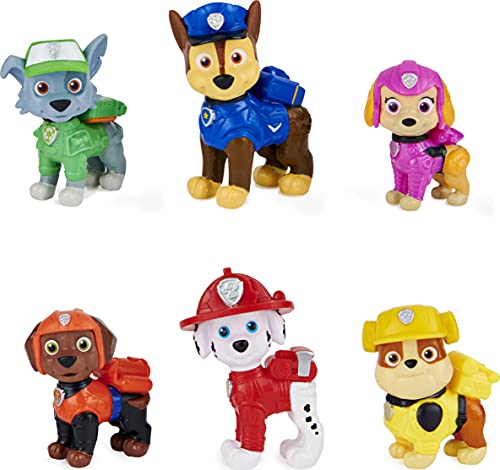 PAW PATROL Pack de 6 Figuras de la Patrulla de Cine