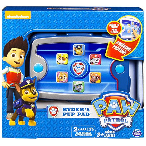 PAW PATROL Patrulla Canina - Juguete electrónico Educativo para niños (Spin Master 6027454) (versión en español)