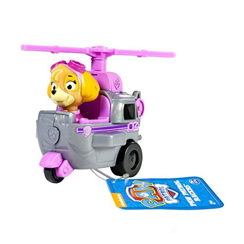 Paw Patrol - Paw Patrol 1187483 Skye y helicóptero pequeño rosa - Medidas 6.4x9.5x7.6 cm