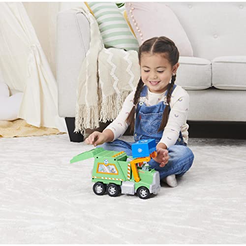 PAW Patrol Rocky's Reuse It Deluxe Truck con Figura Coleccionable y 3 Herramientas, para niños de 3 años en adelante