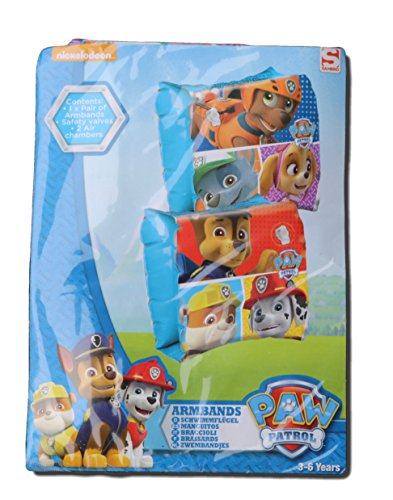 Paw Patrol Sambro, Manguitos Brazaletes y flotadores Natación y Waterpolo Unisex Infantil, Multicolor (Multicolor), Talla Única