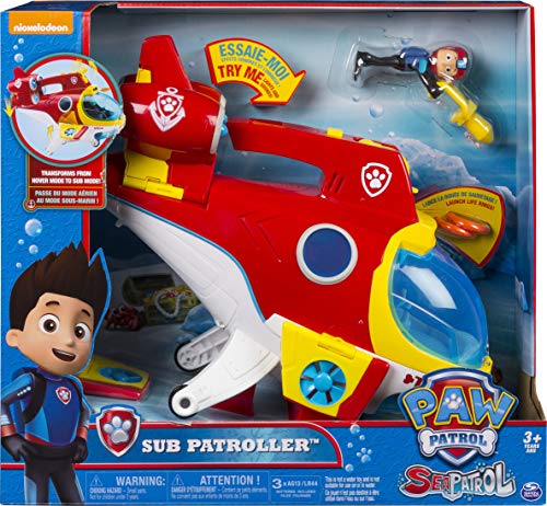 Paw Patrol Sub Patroller 6040054 Vehículo de juguete de la Patrulla Canina