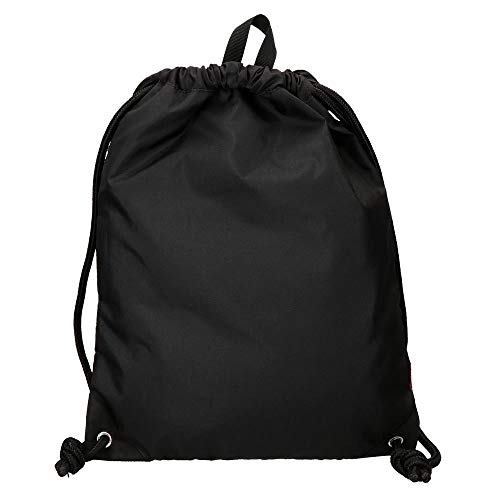 Pepe Jeans Ada Mochila Saco Negro 35x44 cms Poliéster