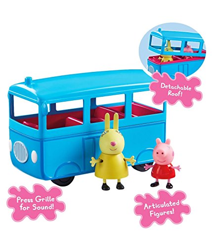 Peppa Pig Autobús Escolar Sonido y Figuras