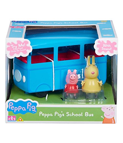 Peppa Pig Autobús Escolar Sonido y Figuras