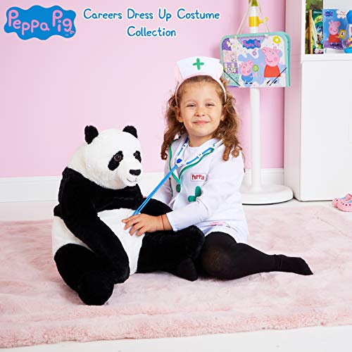 Peppa Pig Disfraz Niña, Disfraces Niña Niño con Accesorios de Juguete, Regalos Originales para Niñas y Niños Edad 3-5 Años (3 años, Blanco)