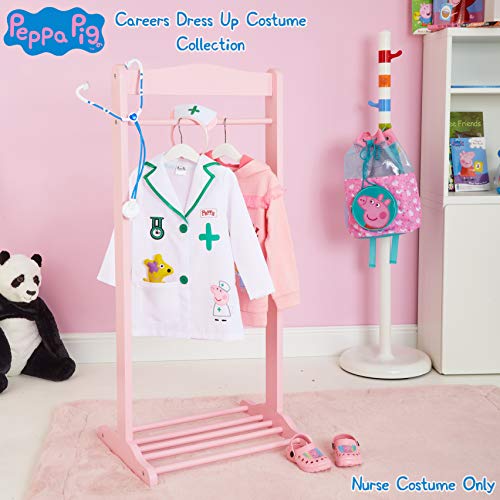 Peppa Pig Disfraz Niña, Disfraces Niña Niño con Accesorios de Juguete, Regalos Originales para Niñas y Niños Edad 3-5 Años (3 años, Blanco)