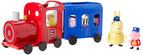 Peppa Pig Locomotora y vagón de Juguete Señora Liebre