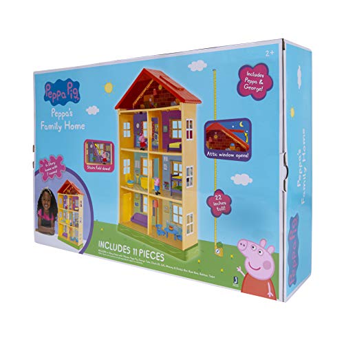 Peppa Pig PEP0757 Casa de ensueño de Peppa Pig con 2 Figuras exclusivas: Peppa y George con Accesorios para niños a Partir de 2 años.