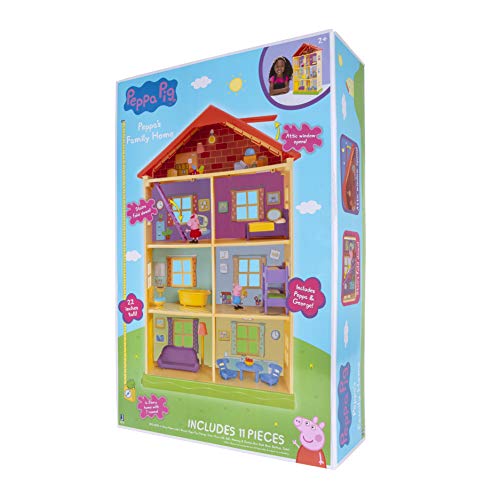 Peppa Pig PEP0757 Casa de ensueño de Peppa Pig con 2 Figuras exclusivas: Peppa y George con Accesorios para niños a Partir de 2 años.