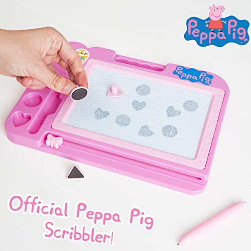 Peppa Pig Pizarra Magnetica, Pizarra Infantil, Pizarra Mágica 27 x 20 cm, Regalo Niña, Juguetes Infantiles