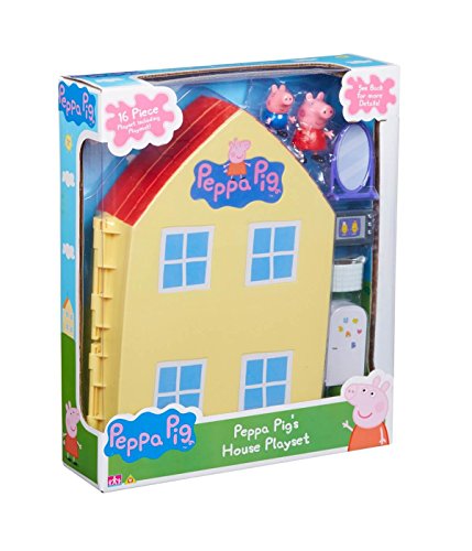 Peppa Pig Playset CASA Abierta Figuras Peppa y George + Muchos Accesorios Originales