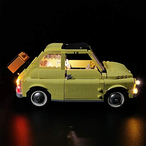 PEXL Juego de iluminación para Lego Fiat 500 – Juego de iluminación LED compatible con Lego Creator 10271 (sin set Lego)