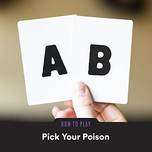 Pick Your Poison Card Game - The “What Would You Rather Do?” Party Game [All Ages/Family Edition]