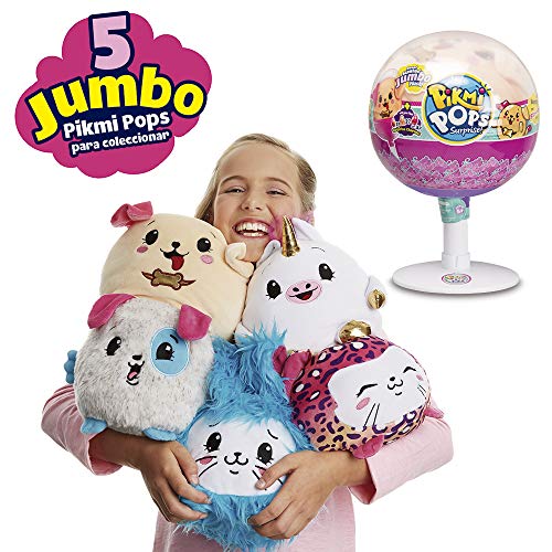 Pikmi Pops PKM05000, Serie 2 Piruleta Gigante Con Peluche Perfumado Coleccionable y Sorpresas, Multicolor