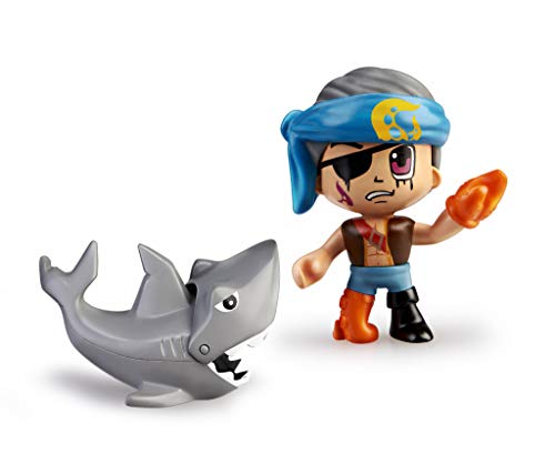 Pinypon Action- Bote pirata con 2 figuras para niños y niñas a partir de 4 a 8 años, (Famosa 700015587)