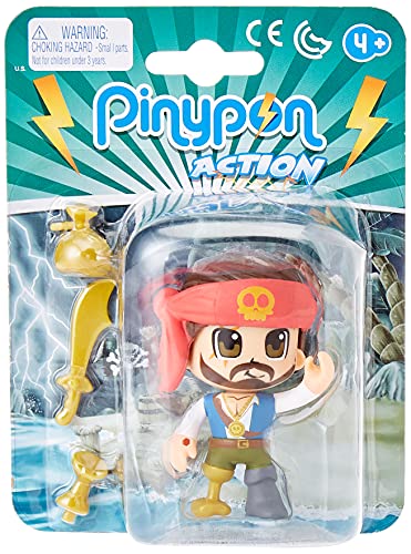 Pinypon Action Figura Pirata, colores surtidos, (Famosa 44715581), 1 unidad