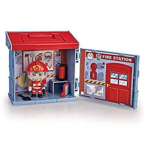 Pinypon Action- Mixópolis Box Estación de bomberos (Famosa 700015585)