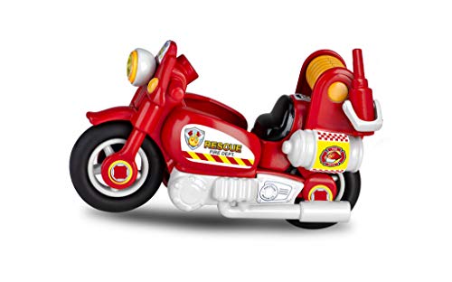 Pinypon Action- Moto de bombero con 1 figura, para niños y niñas a partir de 4 a 8 años, (Famosa 700015636)