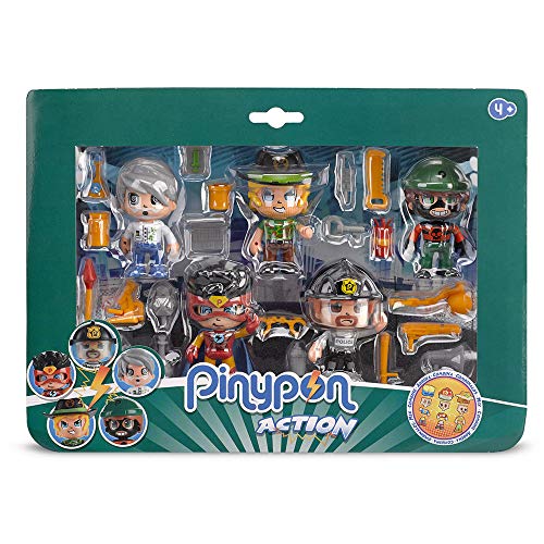 Pinypon Action - Pack de 5 Figuras (Famosa 700014490)