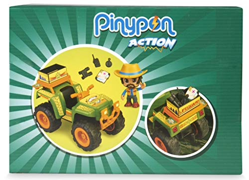 Pinypon Action Wild. Coche Quad para niños y niñas de 4 a 8 años (Famosa 700016302)