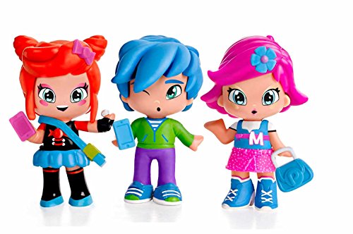 Pinypon by PINY PINY - Pack de 3 figuritas Michelle, Rita y Sam (Famosa 700014144)