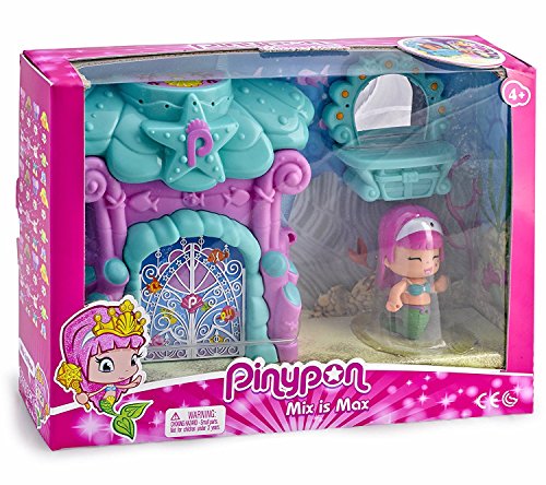 Pinypon- Cueva, Incluye Figura de una Sirenita y Muchos Accesorios (Famosa 700014335)