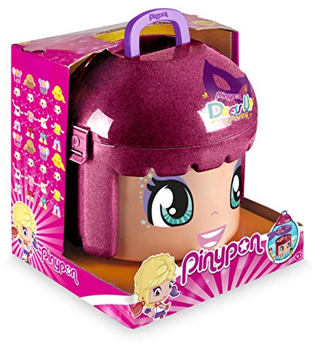 Pinypon- Dress Up Party, 5 Figuras con contenedor, Disfraces de fista, edición Limitada, Juguete (Famosa 700015882)