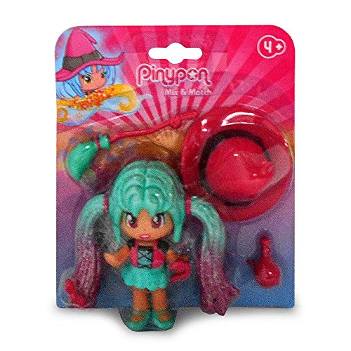 Pinypon- Figura brujita araña, incluye sombrero, escoba y pócima (Famosa 700015651)