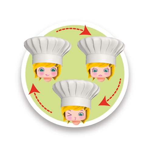 Pinypon - My First, Figura Chef, Muñeco cocinero de juguete para jugar a las cocinitas, combinable, Primer juego de habilidad manual para niños preescolares desde 12 meses, FAMOSA (700016400)