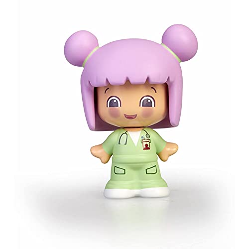 Pinypon - My First, Figura Doctor, Minifigura de médico para peques a partir de un año, jugar a los doctores y estimular su juego, Con 3 caras diferentes y cuerpo intercambiable, FAMOSA (700016401)