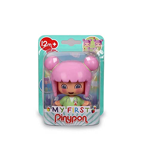 Pinypon - My First, Figura Doctor, Minifigura de médico para peques a partir de un año, jugar a los doctores y estimular su juego, Con 3 caras diferentes y cuerpo intercambiable, FAMOSA (700016401)