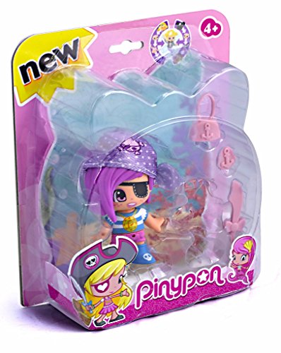 Pinypon Piratas y Sirenitas - Figura Pirata Gorro Lila (Famosa 700013363)