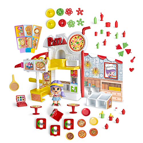 Pinypon - Pizzería con 1 figurita, niños y niñas de 4 a 8 años (Famosa 700014755)