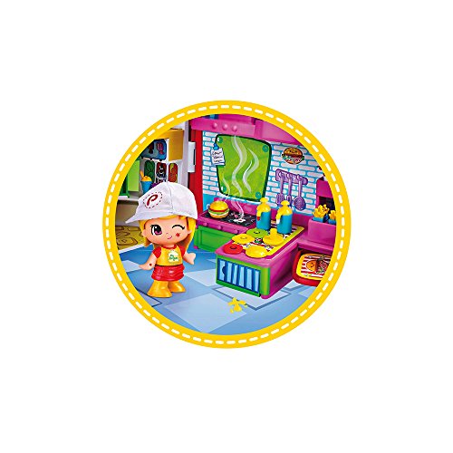 Pinypon - Playset Burger, Figuras y Accesorios (Famosa 700012063)