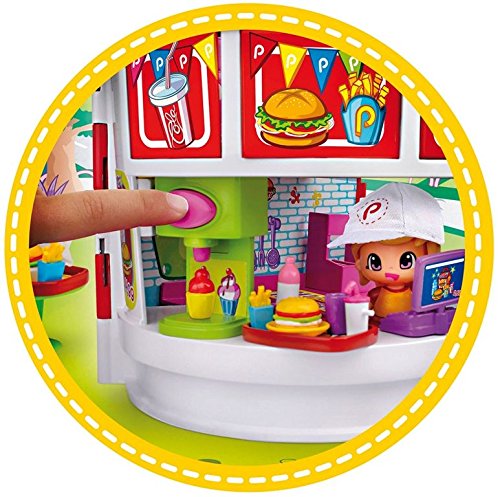 Pinypon - Playset Burger, Figuras y Accesorios (Famosa 700012063)