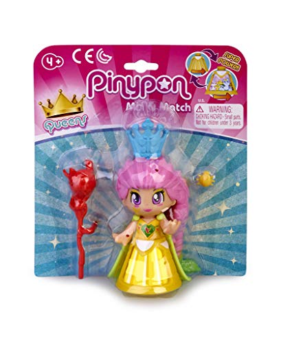 Pinypon - Queen Figura Animal Vestido Amarillo (Famosa 700015577)