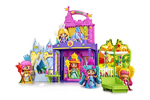 Pinypon Queens Castle, Castillo De Las Reinas, A Partir De 4 Años (Famosa 700015574) + Estrella Y Unicornio Volador, Color/Modelo Surtido, 32 Pequeños Accesorios (Famosa 700014082)