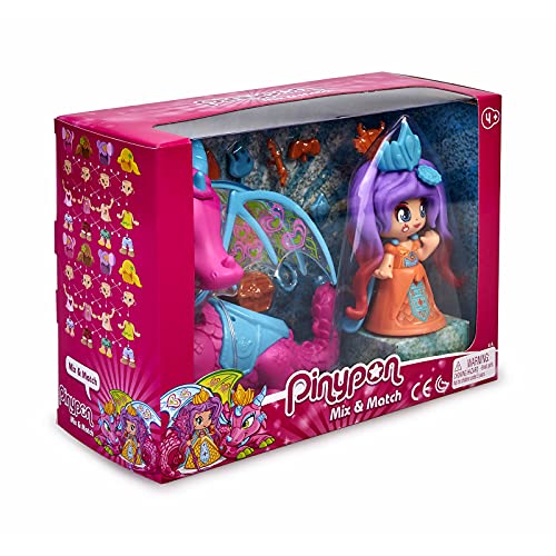 Pinypon- Reina y Dragón Volador niñas a Partir de 4 años (Famosa 700015547)